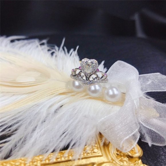 💝"Prinecess Heart Shape Twisted Beautiful 925 Silver Plated for Women,UNVN12160 - Picture 8 of 8